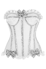 Top Drawer Steel Boned Sequin Underwire Bustier Corset