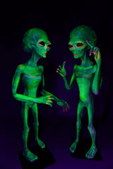 Alien Visitor Posable Blacklight Prop