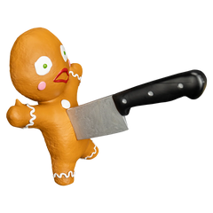 Krampus Gingerbread Man Magnet