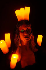 Candlestick Ghost Girl Zoe Light Up Blacklight Prop