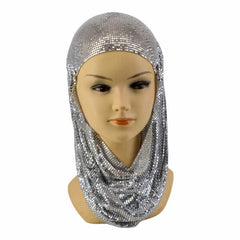 Metal Mesh Hooded Headpiece