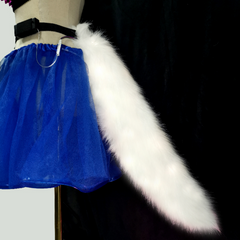 Multicolor LED Faux Fur Tail