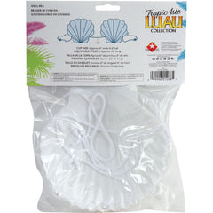 Mermaid White Shell Bra