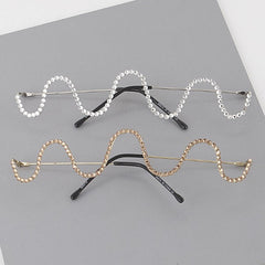 Rhinestone Wave Frames