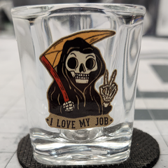 Clear Horror Shot Glass