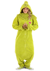 Grinch Jumpsuit Adult Costume