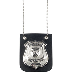 Silver Special Police Badge Chain