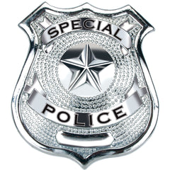 Silver Special Police Badge