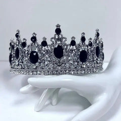 Onyx Studded King Crown