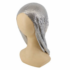 Metal Mesh Hooded Headpiece