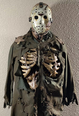 High Quality Friday the 13th Part 7 Adult Costume with Ribcage