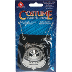 Silver Special Police Badge Chain