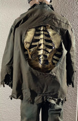 High Quality Friday the 13th Part 7 Adult Costume with Ribcage