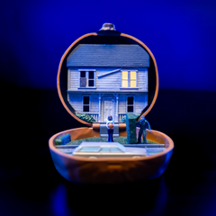 Micro Maniacs: Halloween (1978) Michael Myers House Pumpkin Set