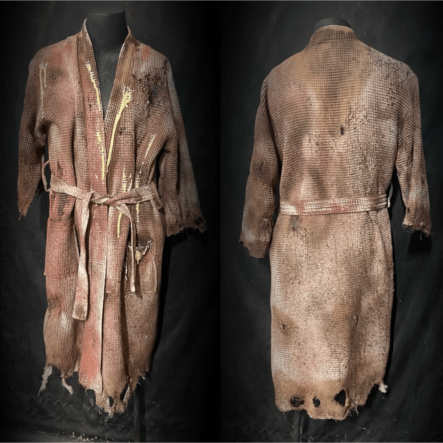 Frayed Robe Insane Asylum Hand Distressed Rotten Robe – AbracadabraNYC