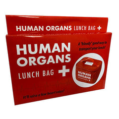 Insulated Red Human Organs Lunch Bag