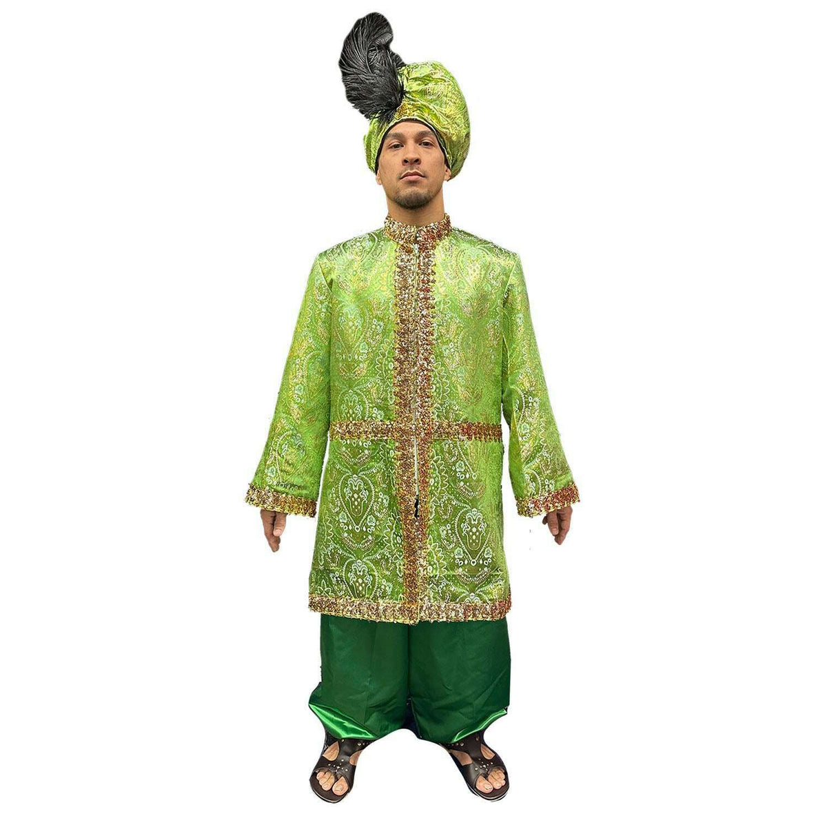 International Enchanting Green Sultan Adult Costume