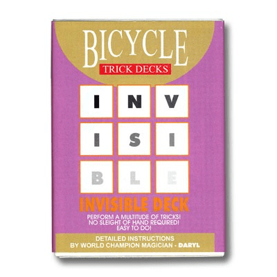 Invisible Deck Bicycle (Blue) - Trick