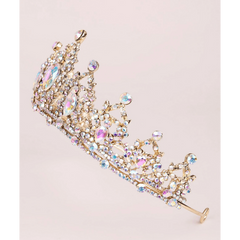 Iridescent Gold Tiara