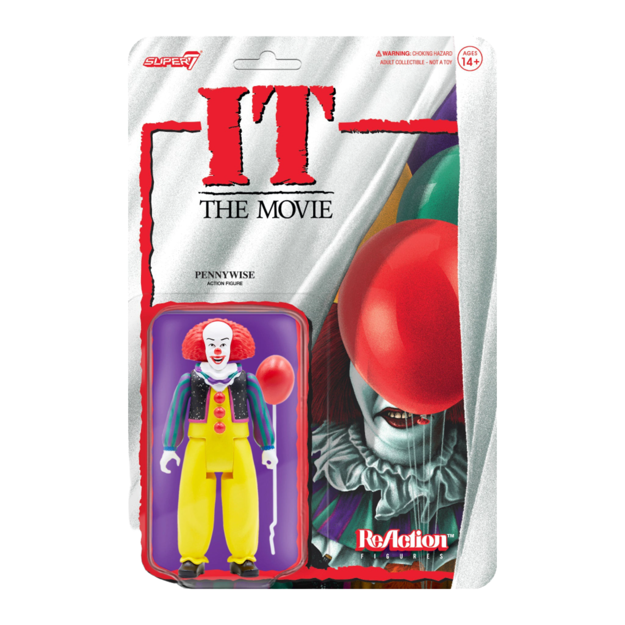 IT: 3.75" Pennywise ReAction Collectible Action Figure w/ Balloon