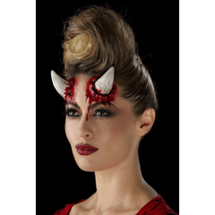 Ivory Latex Devil Horn Prosthetic