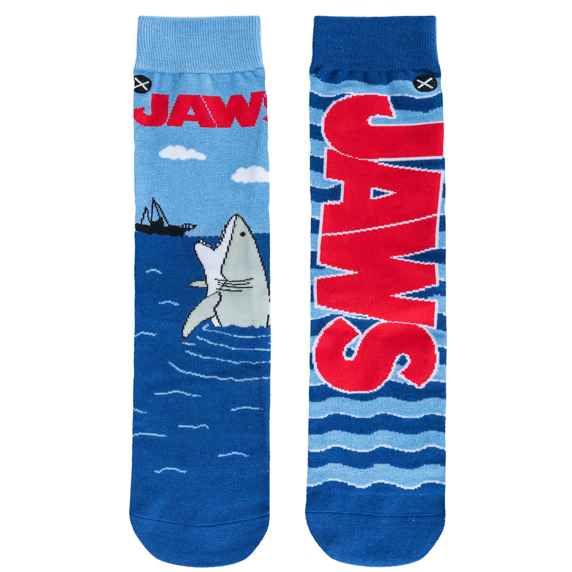 Swig Java Sock Jaws Movie Open Wide Crew Length Mix Match Knit Socks – AbracadabraNYC