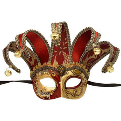 Jester Bells Venetian Mask