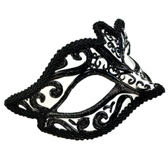 Childrens Black Venetian Mask