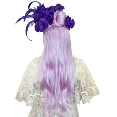 Sara Deluxe Long Lilac Beehive Wig