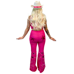 Barb Doll Movie Margot Elise Robbie Cowgirl Cosplay Adult Costume