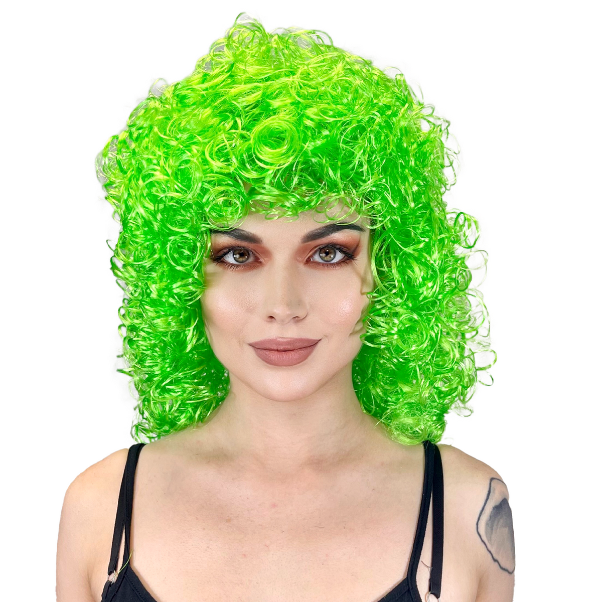 Curly Clown Synthetic Shoulder Length Wig