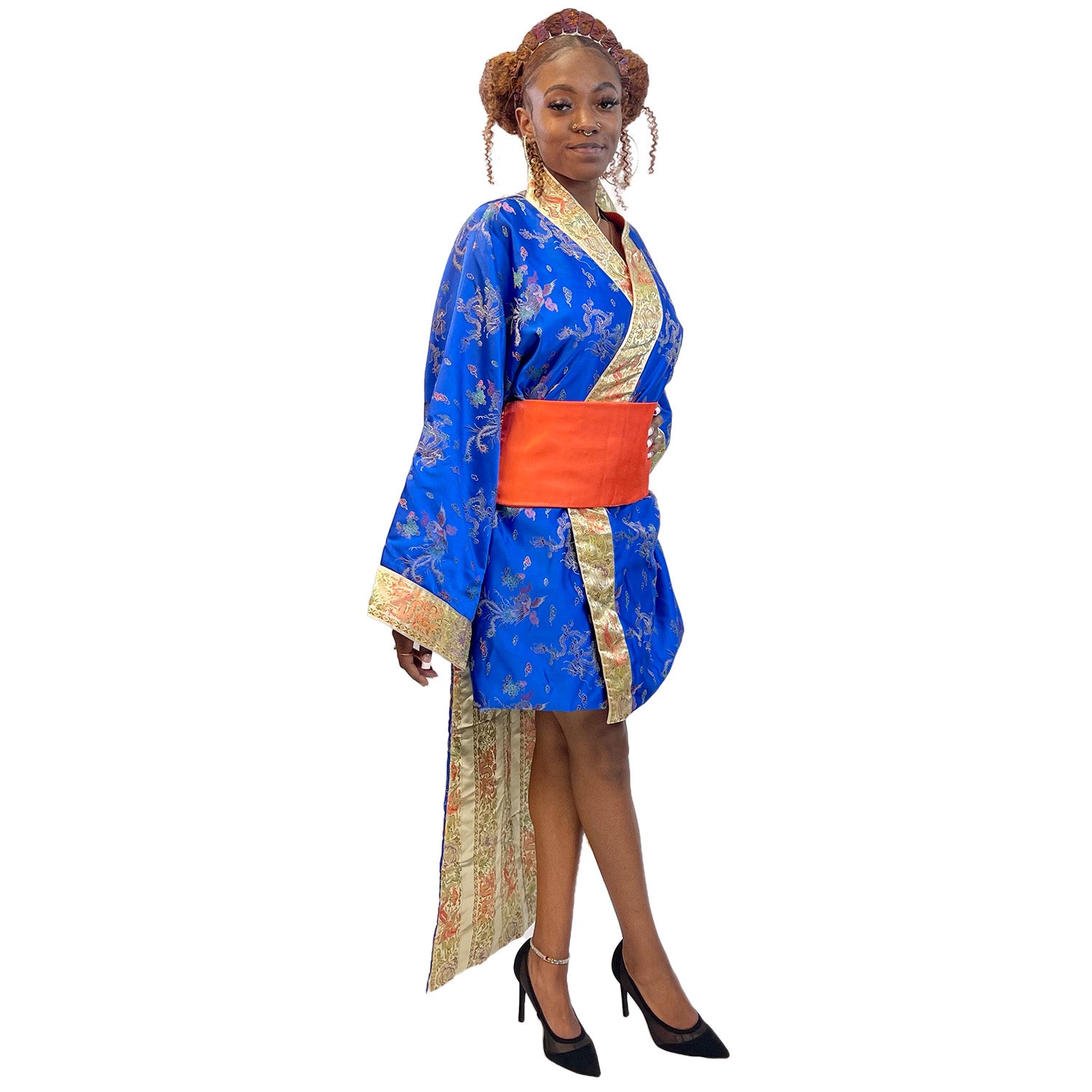 Exclusive Blue Japanese Kimono Princess Adult Costume