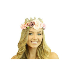 Lace Flower Crown Headband