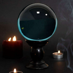 Large Crystal Ball & Stand