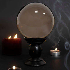 Large Crystal Ball & Stand