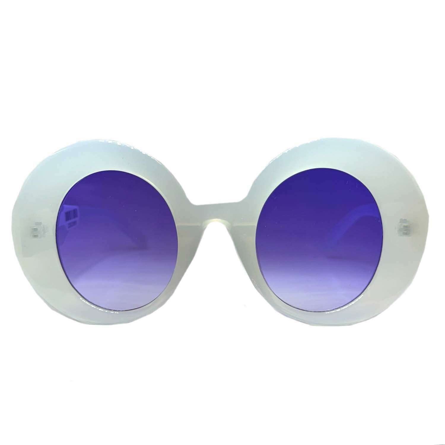 Large Round Retro Sunglasses