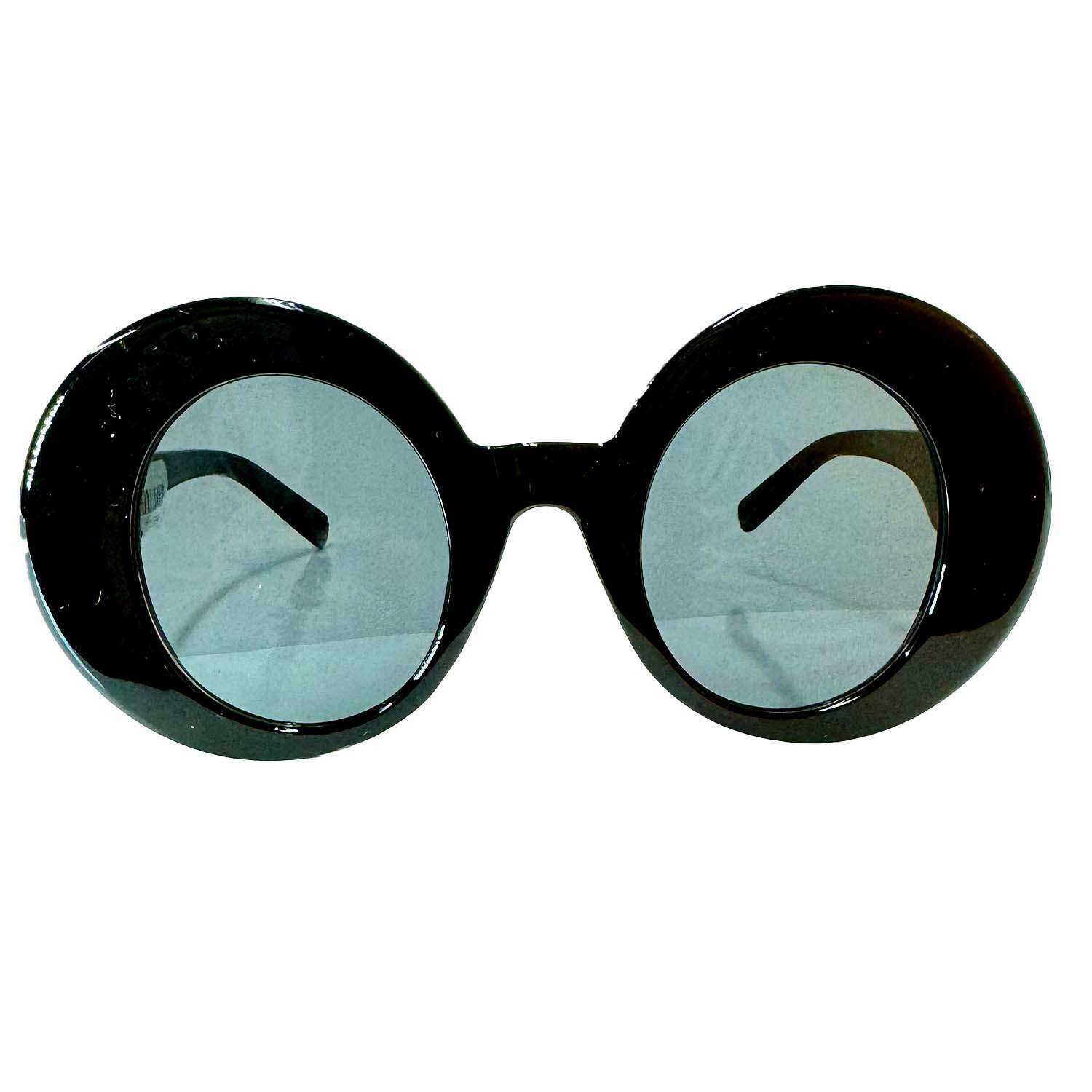 Large Round Retro Sunglasses