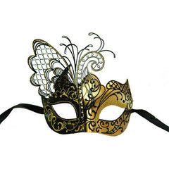 Laser Cut Butterfly Wing Venetian Mask