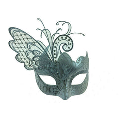 Laser Cut Butterfly Wing Venetian Mask