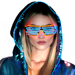 LED Flash Shutter Rave Glasses