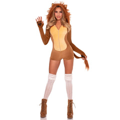 Comfy Lion Adult Pajama Costume