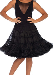 Black Deluxe Crinoline Petticoat