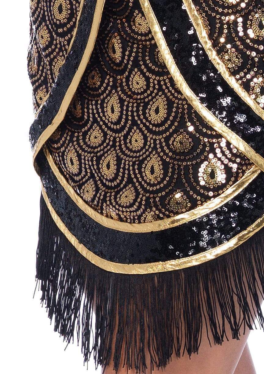 Speakeasy Sweetie Flapper Dress w/ Jewel Headband
