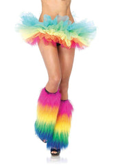 Rainbow Organza Layered Tulle Tutu Skirt