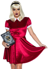 Spellbinding Witch Red Dress Adult Costume