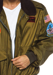 Men's Top Gun Nylon Bomber Jacket
