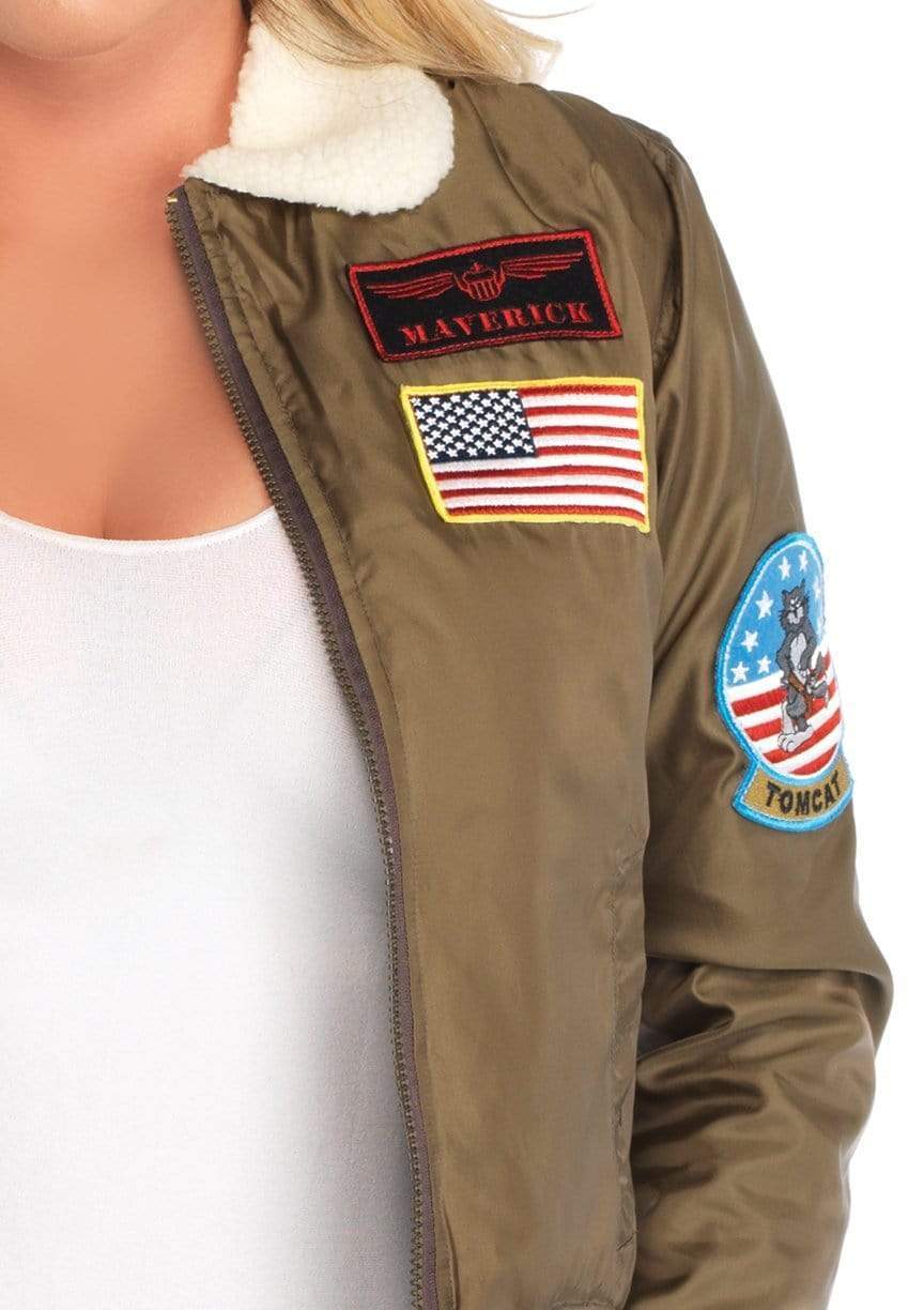 Top Gun Women’s Nylon Bomber Jacket