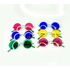 Lennon Style Color Lens Sunglasses