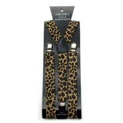 Leopard Print Thin Strap Suspenders