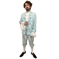 Light Blue Mint Colonial Lord Edward Men's Costume